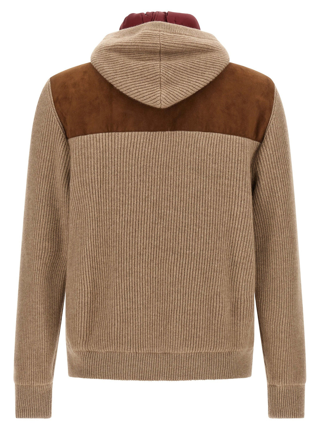 Brunello Cucinelli - Suede and cashmere bomber jacket