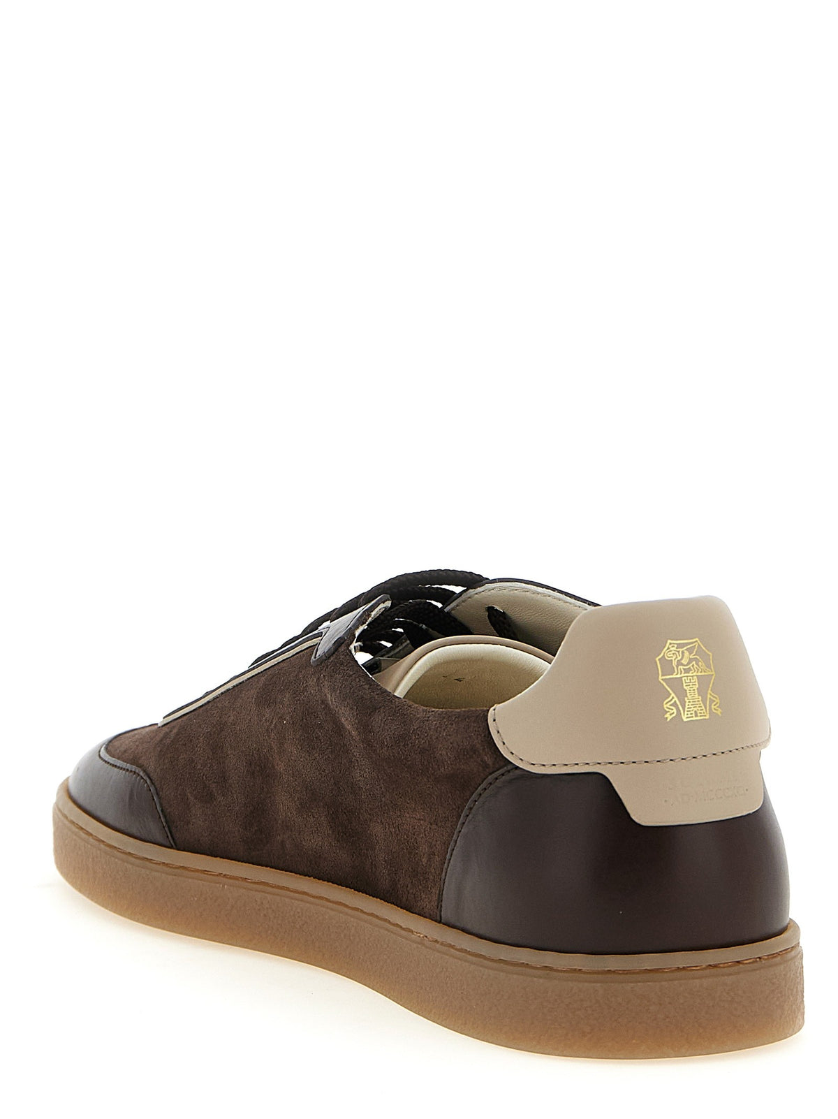 Brunello Cucinelli - Suede and smooth calf sneakers suede-and-smooth-calf-sneakers