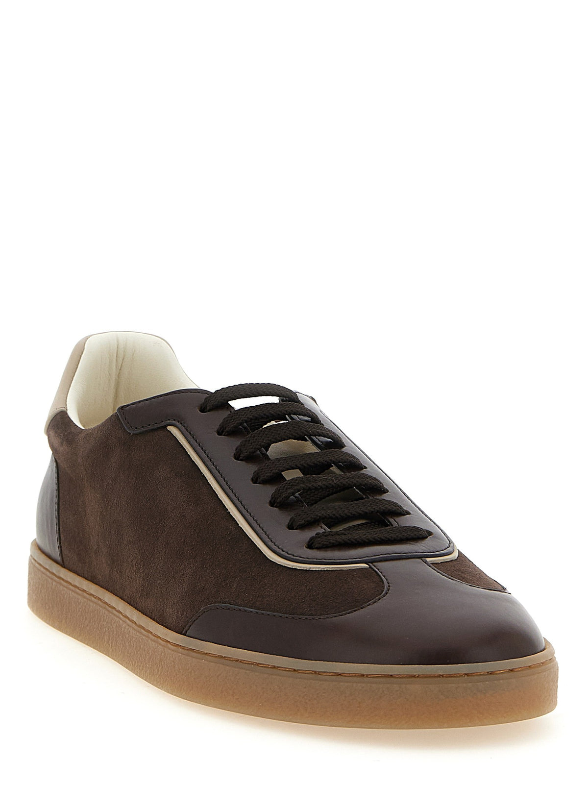 Brunello Cucinelli - Suede and smooth calf sneakers suede-and-smooth-calf-sneakers_e6bafef2-6450-47fb-8bf5-9ef422a0269a