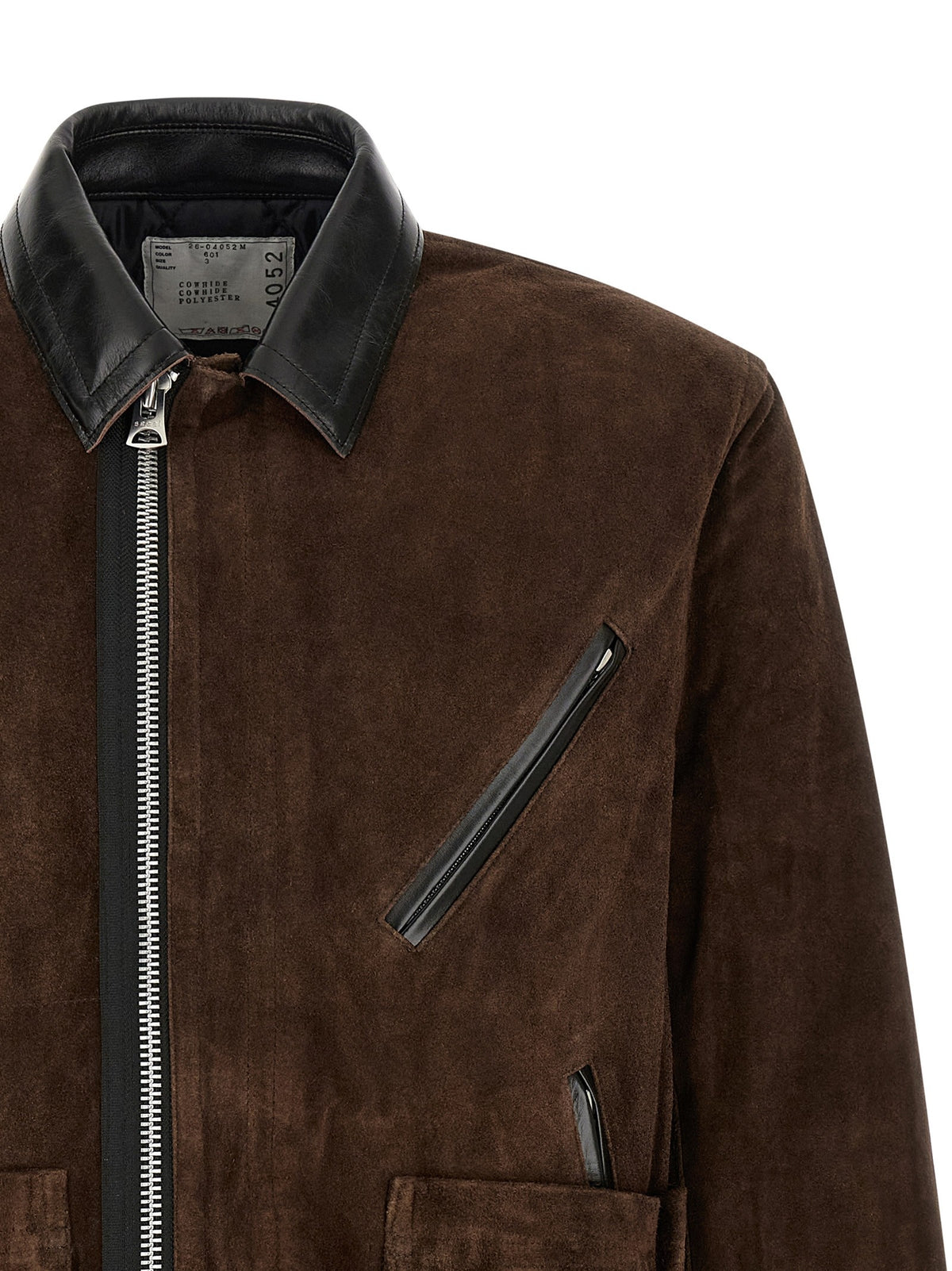 SACAI - Suede blouson
