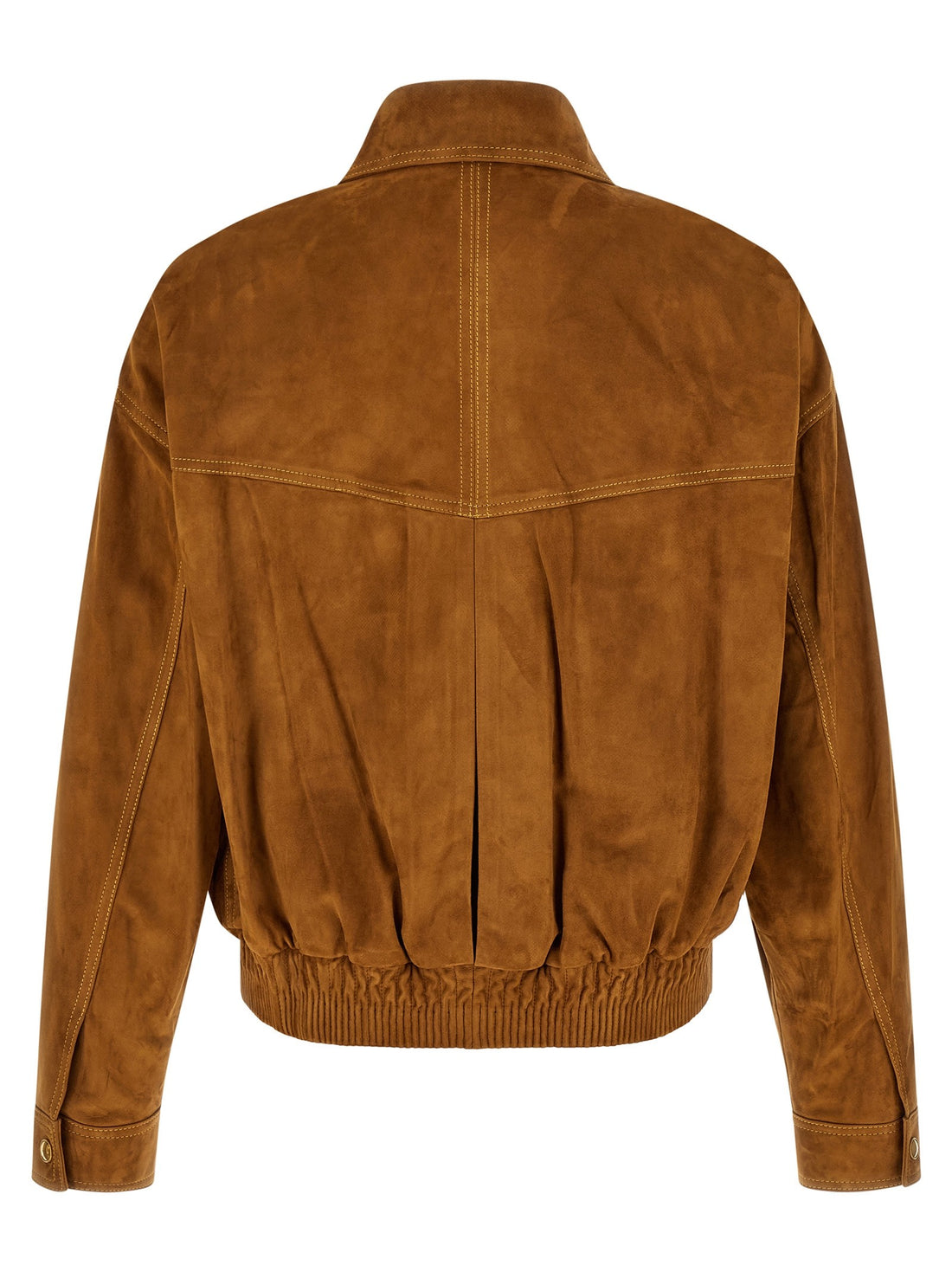 Versace - Suede blouson Brown