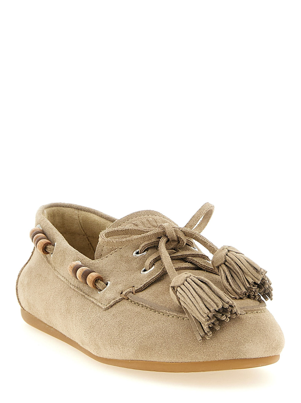 Miu Miu - Suede boat shoe