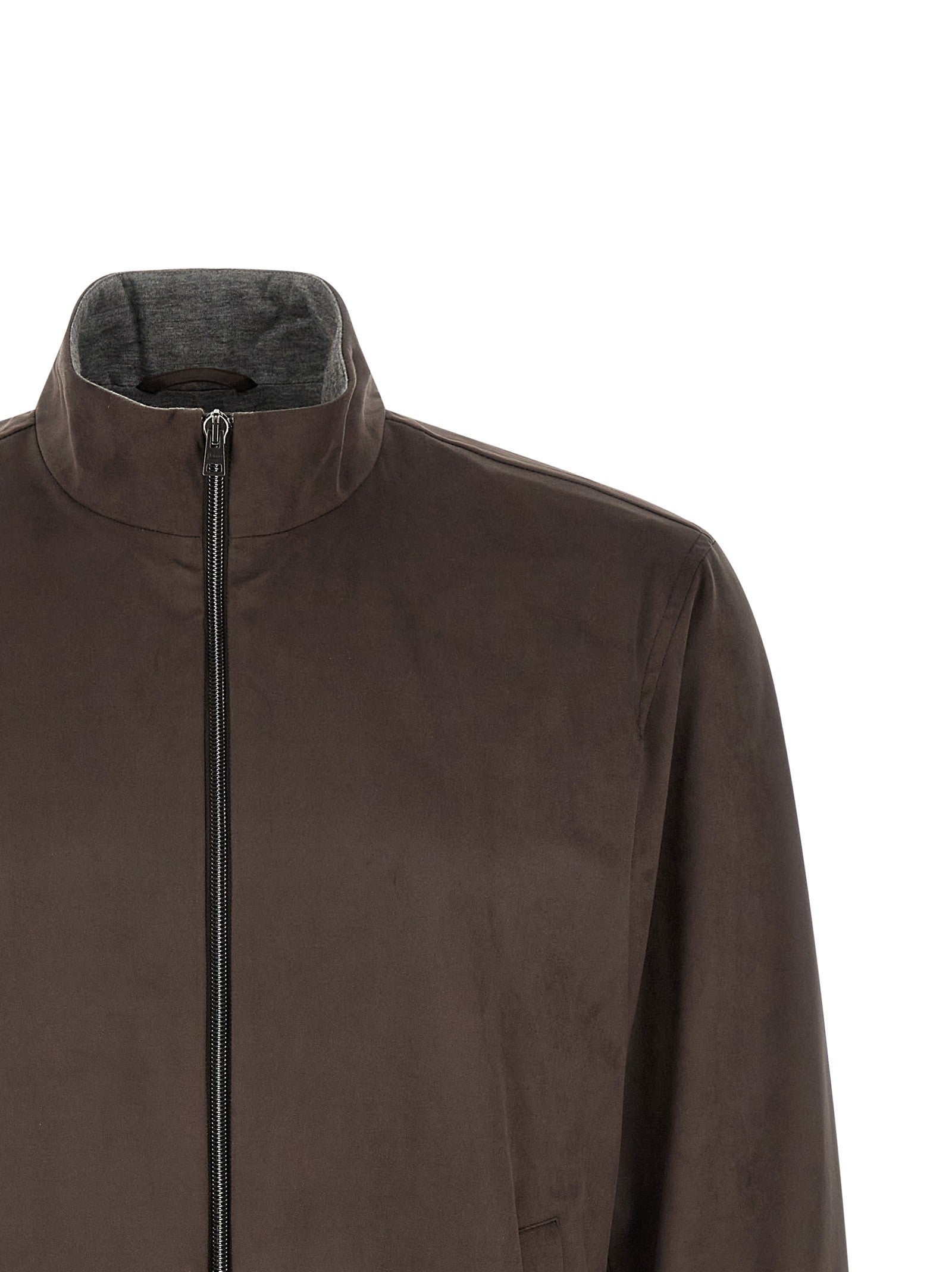 Herno - Suede effect jacket