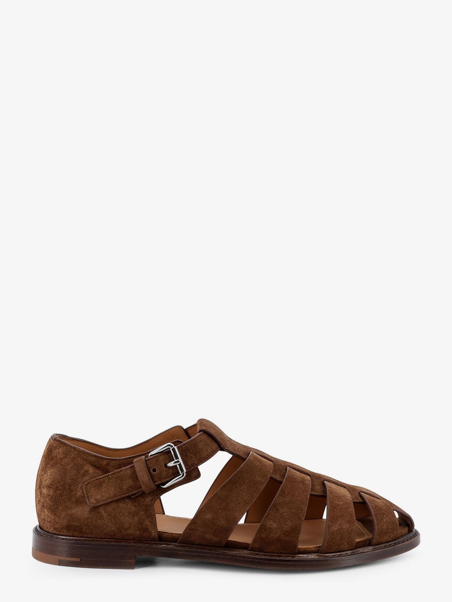 CHURCH'S Church's Suede Fisherman Sandals – Burnt Brown
