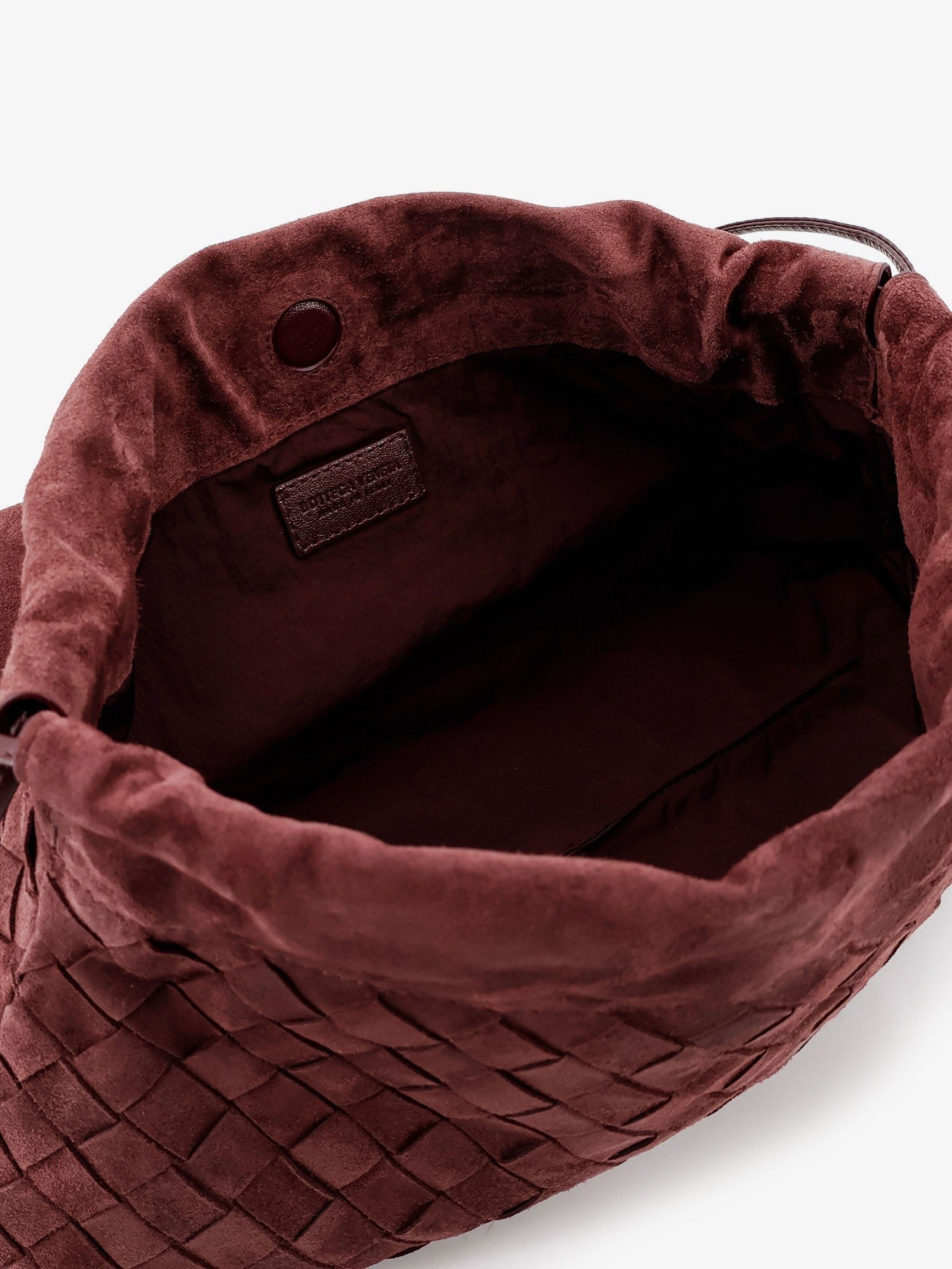 Bottega Veneta Bottega Veneta - Suede Giorno crossbody bag with Intrecciato motif