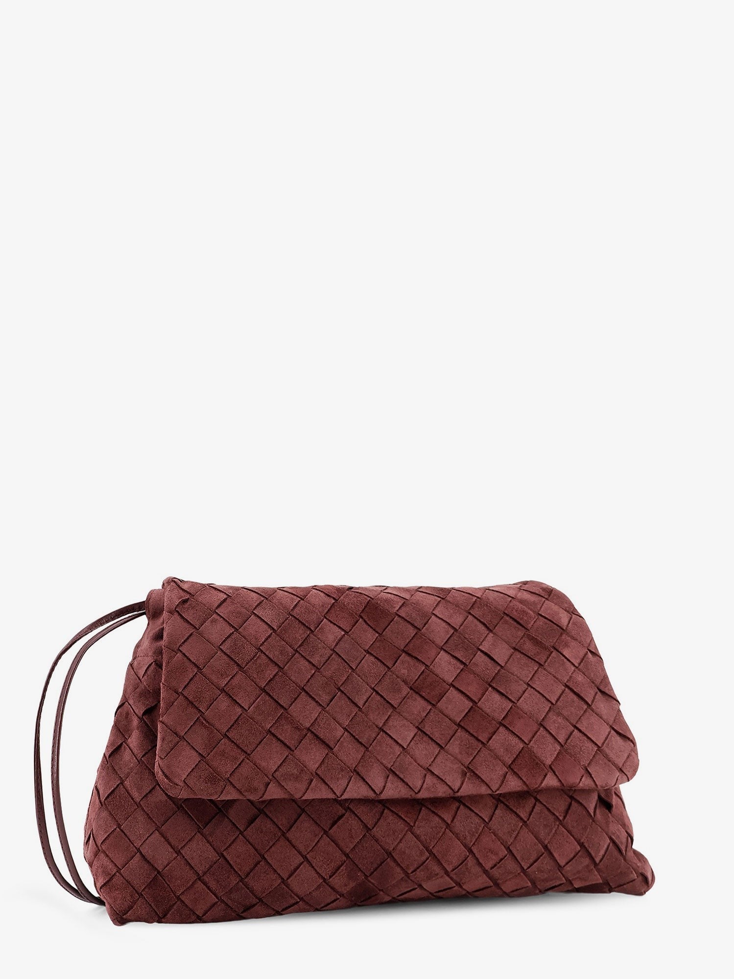 Bottega Veneta Bottega Veneta - Suede Giorno crossbody bag with Intrecciato motif