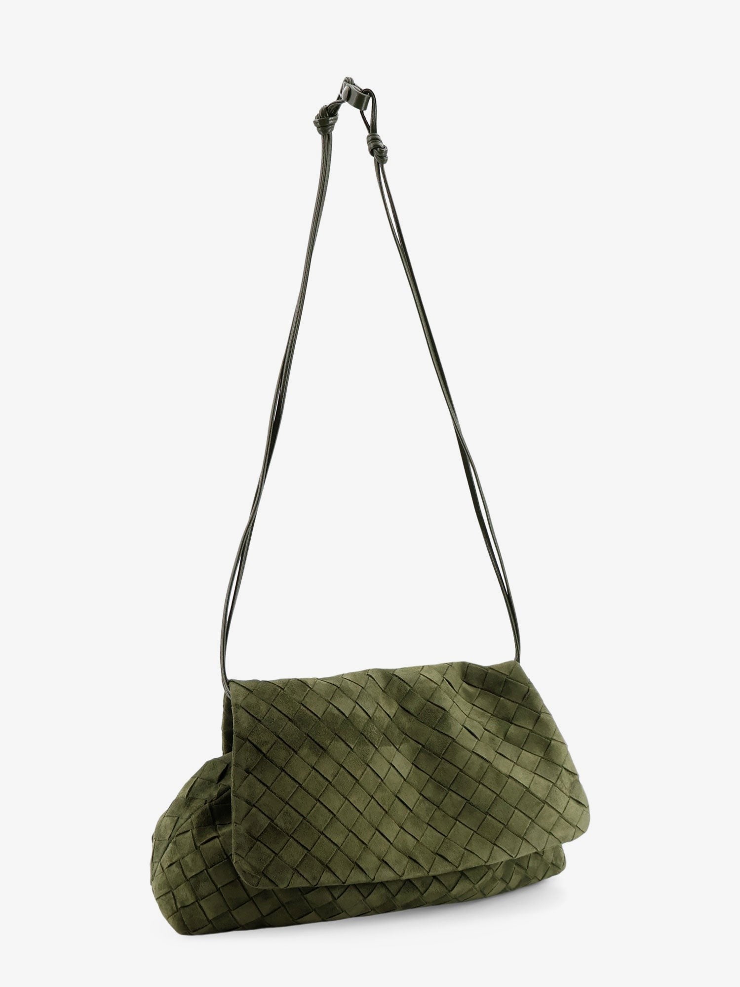 Bottega Veneta - Suede Giorno shoulder bag with Intrecciato pattern suede-giorno-shoulder-bag-with-intrecciato-pattern_b45dcb03-3e1c-4e4c-8cce-d9c8cc2bc5ab