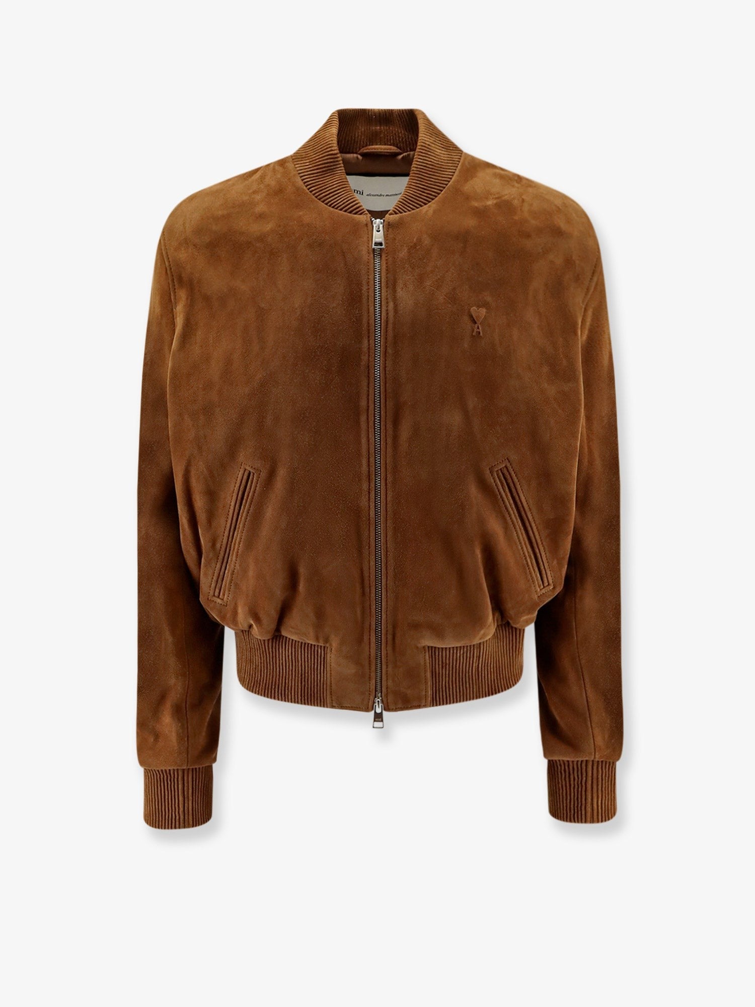 AMI PARIS - Suede goatskin jacket
