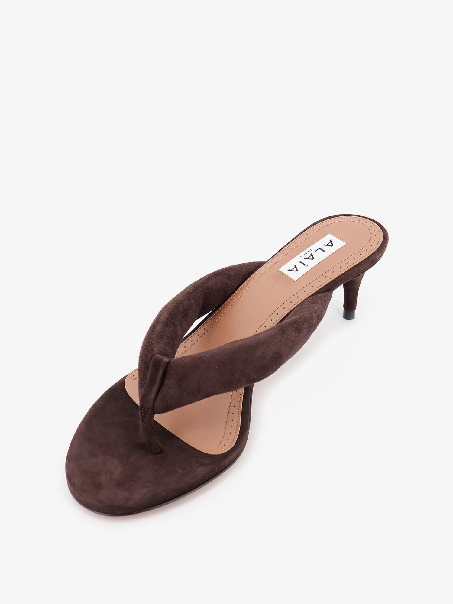 ALAIA - Suede heeled sandals