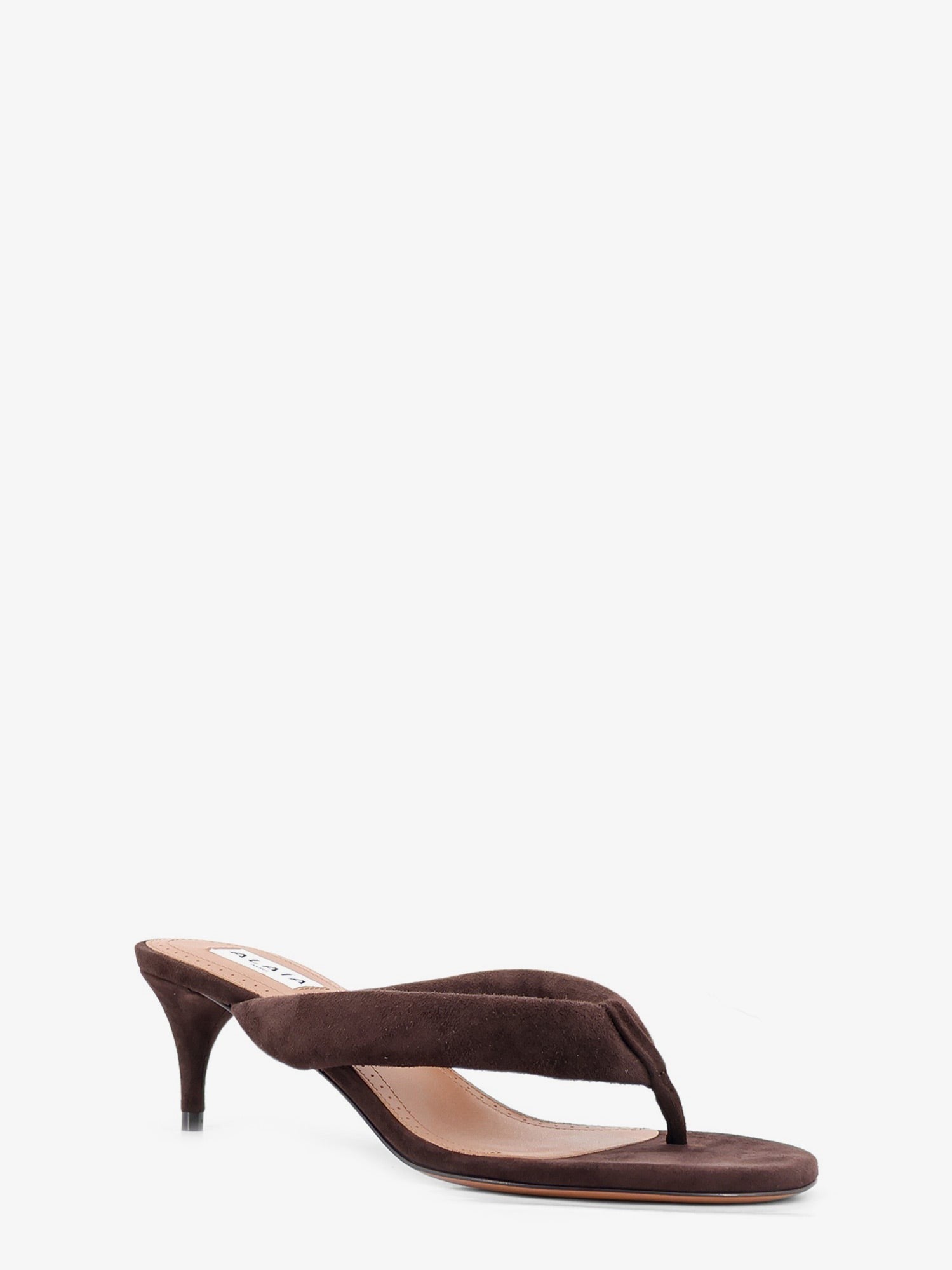 ALAIA - Suede heeled sandals