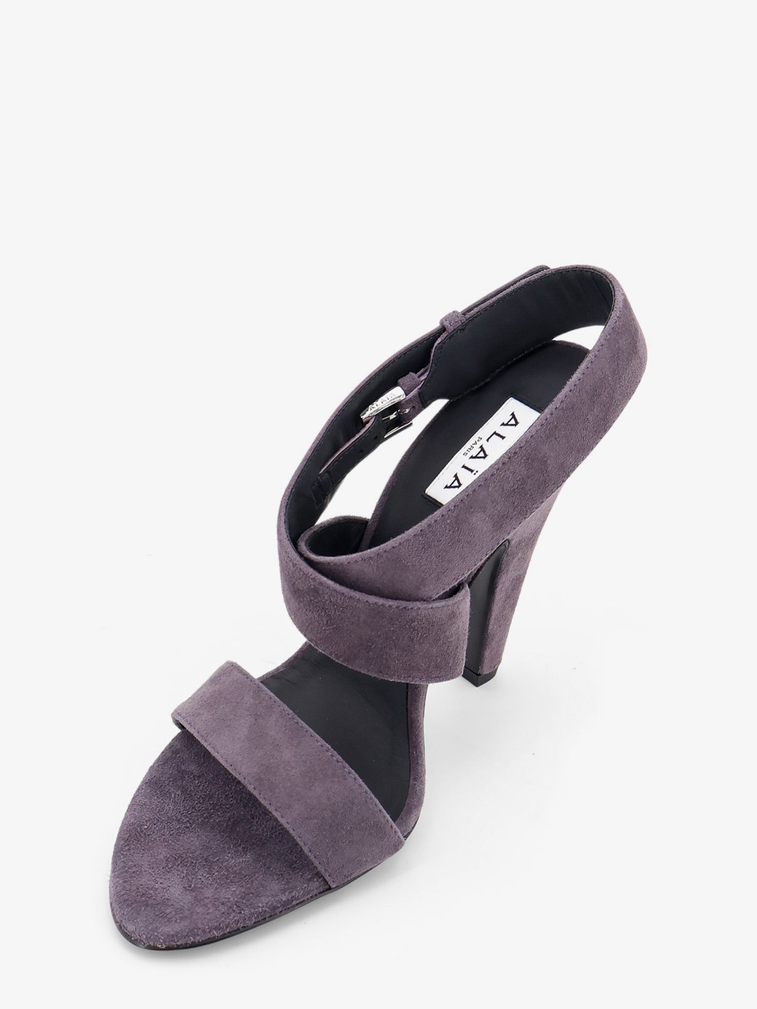 ALAIA - Suede heeled sandals