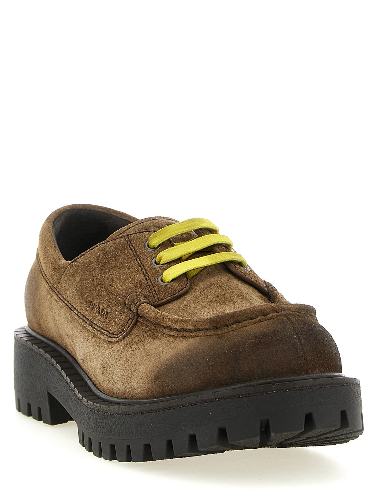 PRADA - Suede lace ups