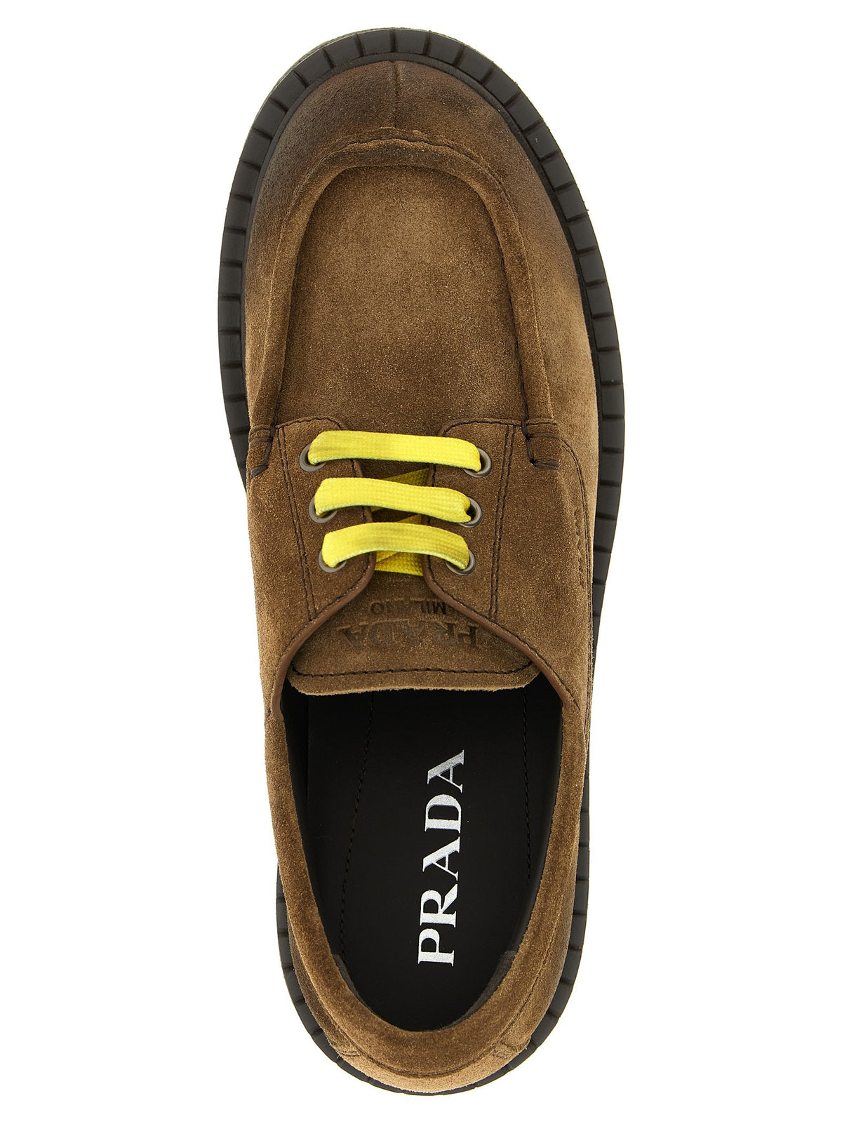 PRADA - Suede lace ups