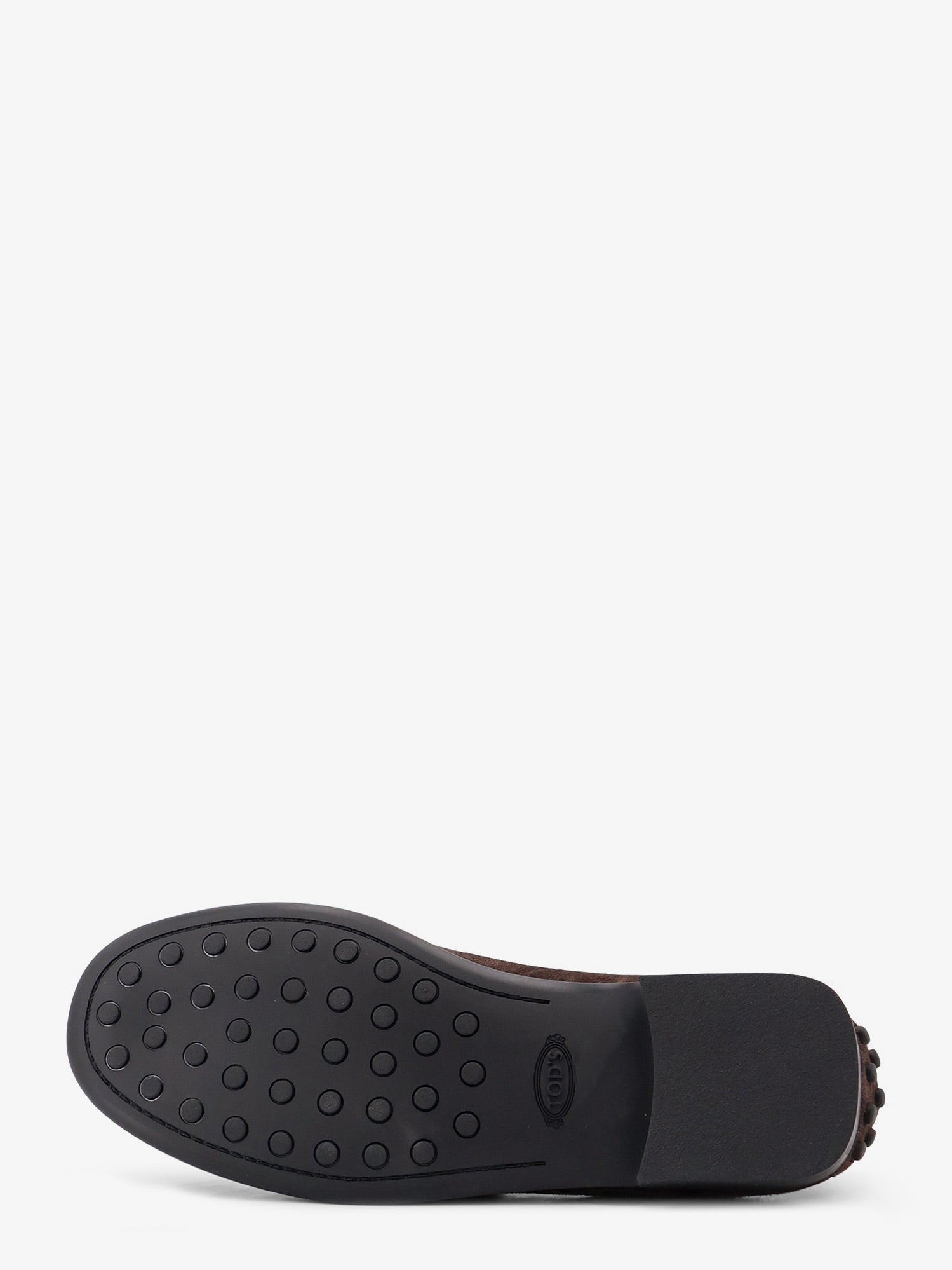 TOD'S - Suede loafers with side logo