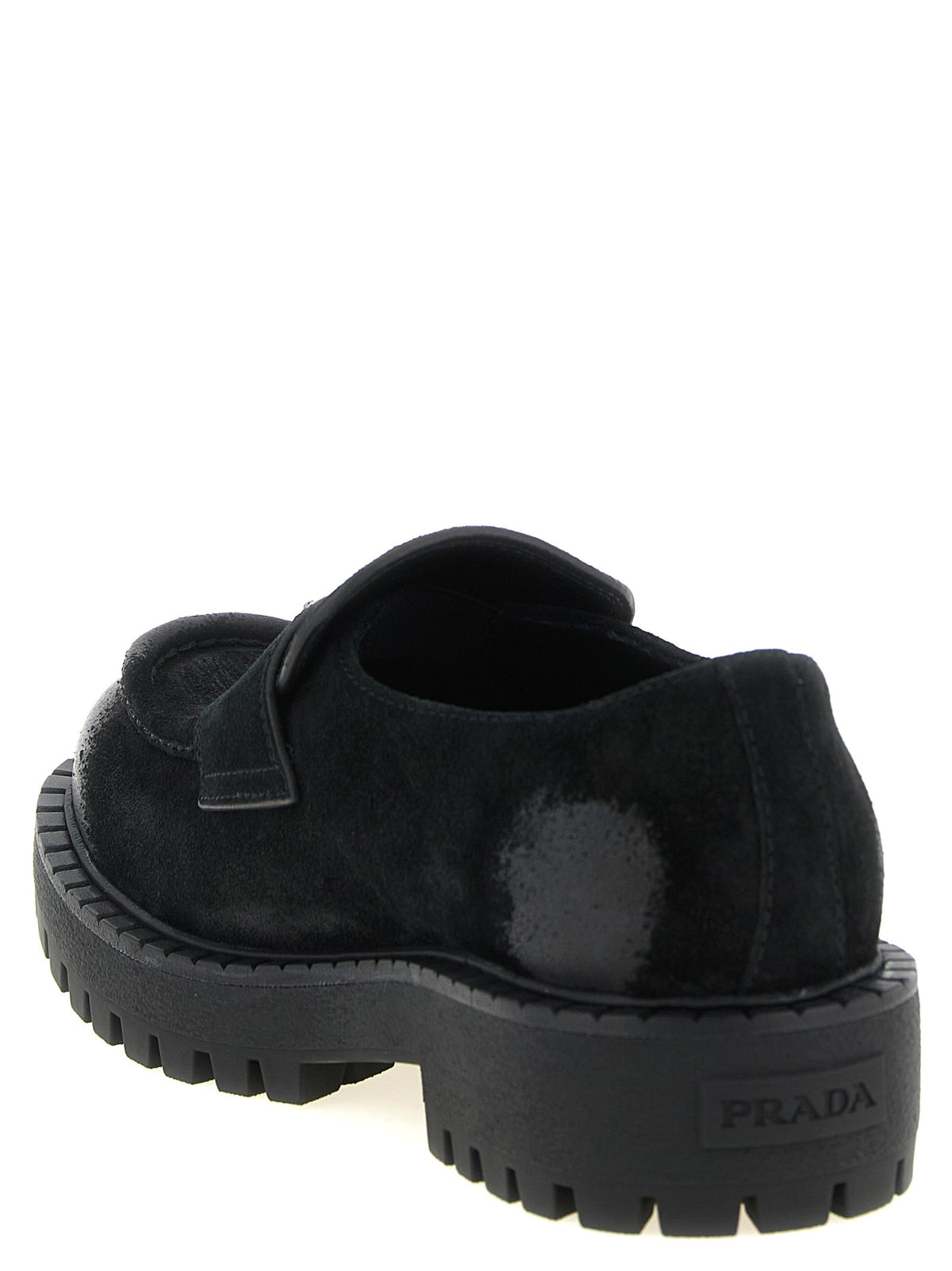 PRADA - Suede loafers