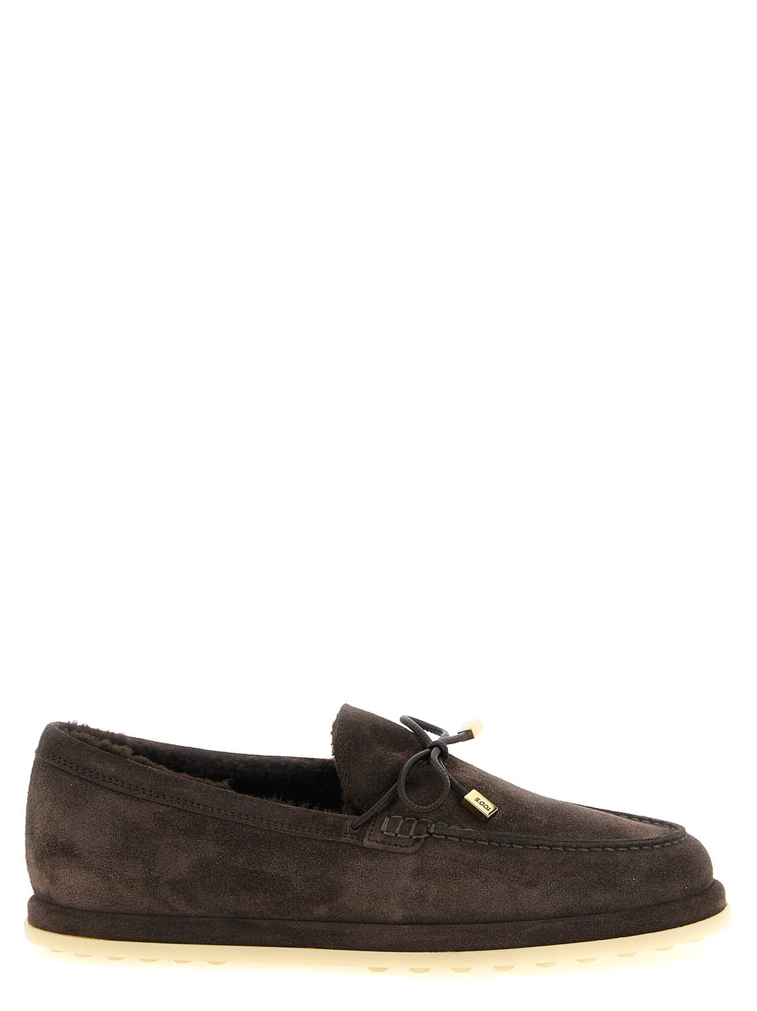 TOD'S - Suede loafers Brown