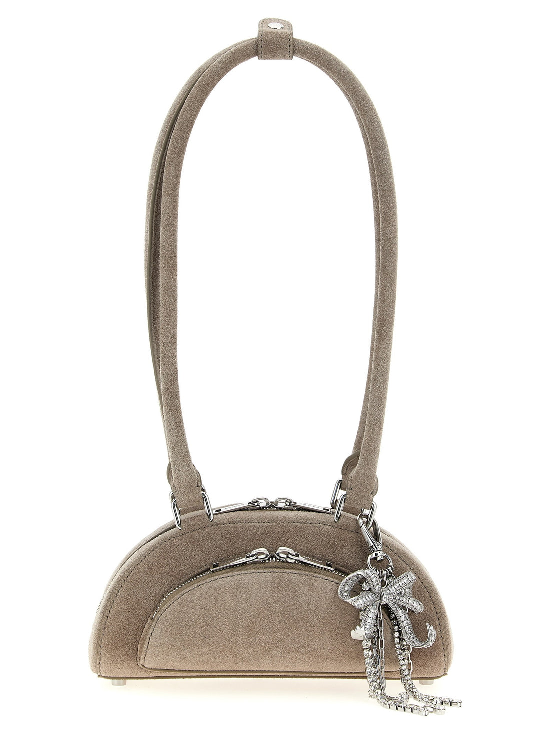SELF PORTRAIT - 'Suede mini with charm' shoulder bag suede-mini-with-charm-shoulder-bag_8b8f0ccd-9b8b-4bc5-930e-c91be7bfa470