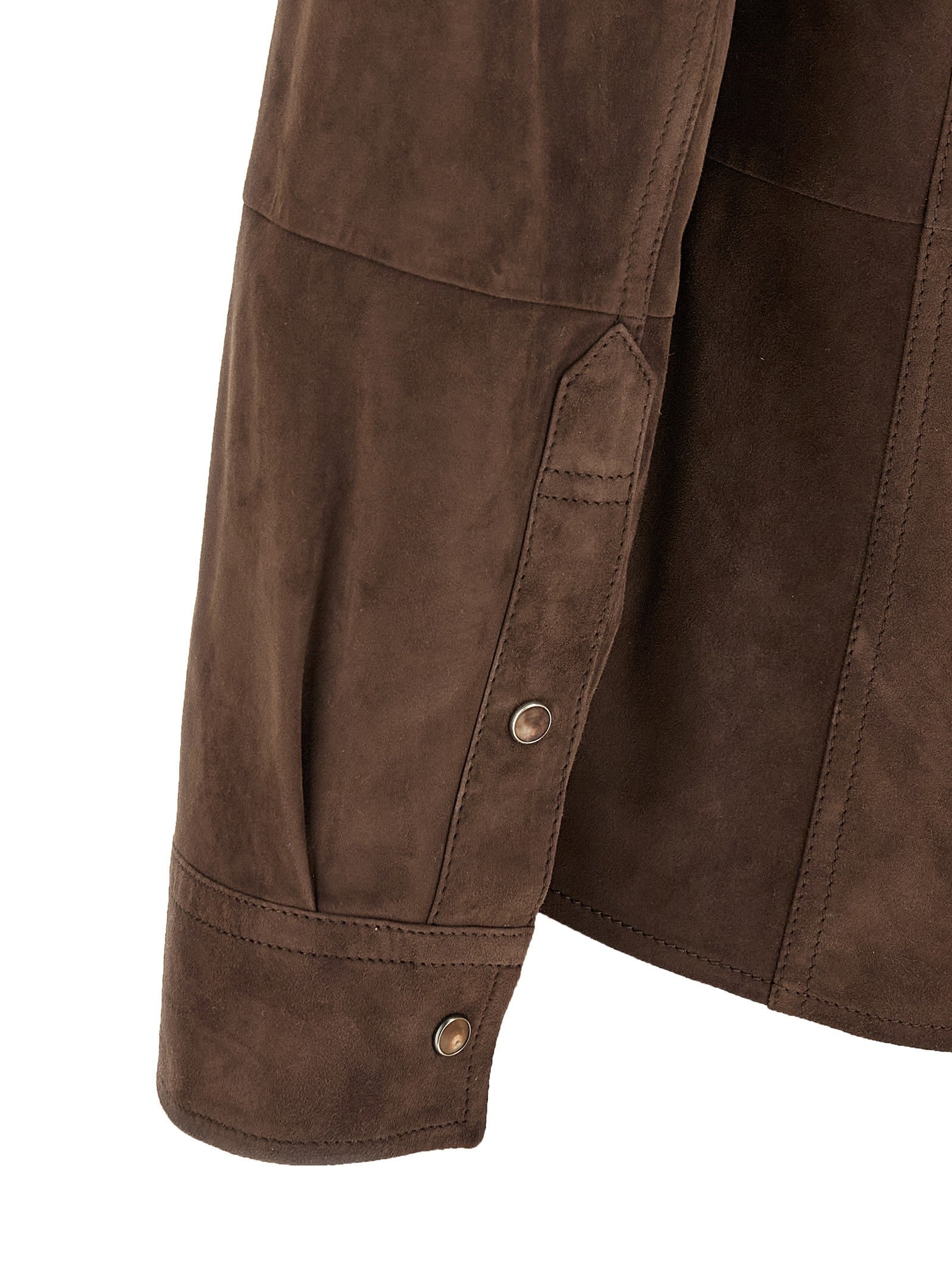 Brunello Cucinelli - Suede overshirt suede-overshirt