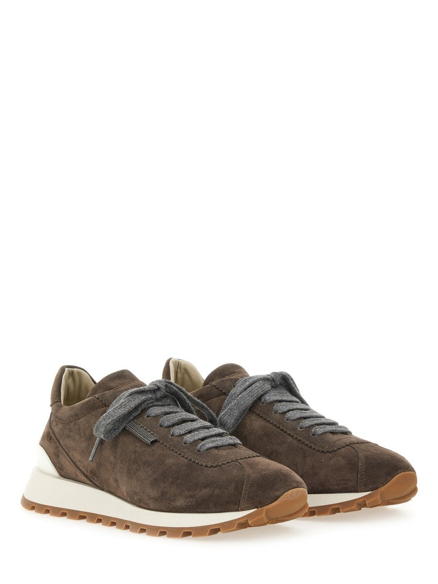 SUEDE RUNNING SNEAKER