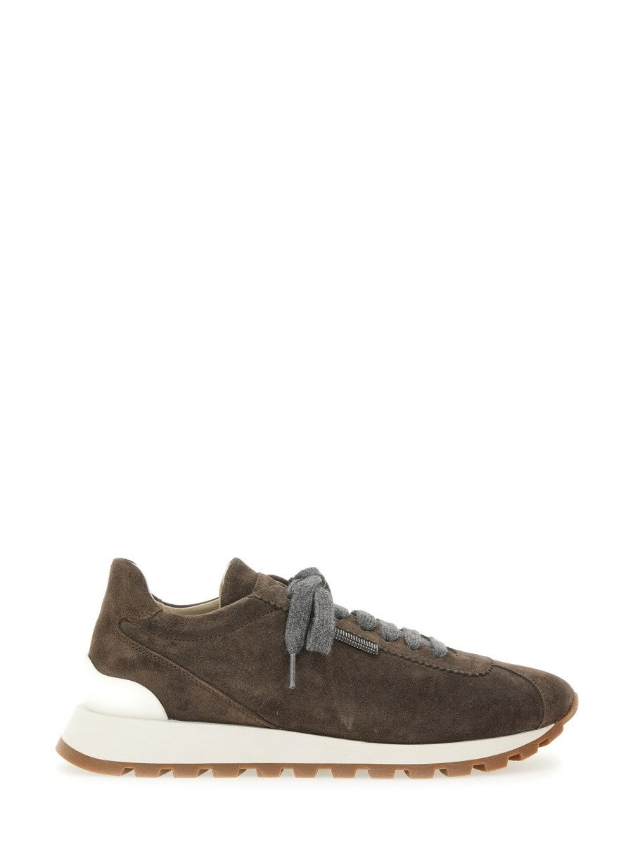 SUEDE RUNNING SNEAKER