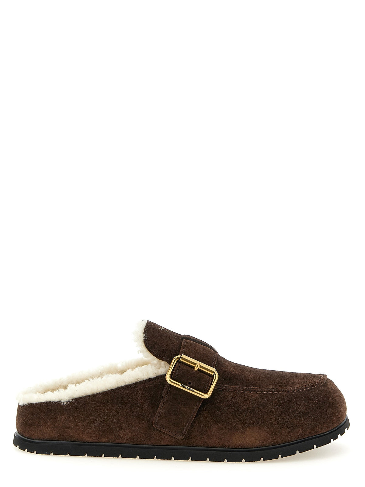 PRADA - Suede sabots