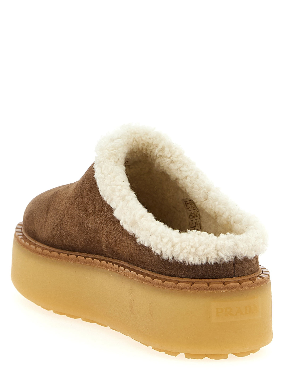 PRADA - Suede sabots