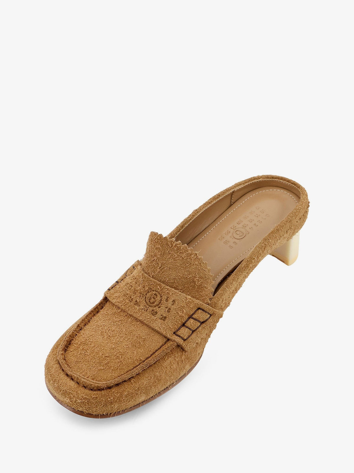 MM6 MAISON MARGIELA - Suede sandals with iconic engraved logo suede-sandals-with-iconic-engraved-logo_54cd8ed9-f5c9-43c1-a4a9-242734c7aa7d