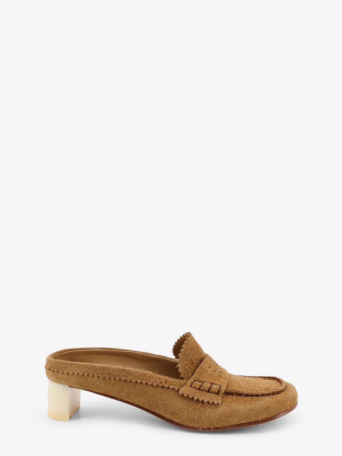 MM6 MAISON MARGIELA - Suede sandals with iconic engraved logo suede-sandals-with-iconic-engraved-logo_e04889ec-b341-4a6a-878b-19dfd235e5e4