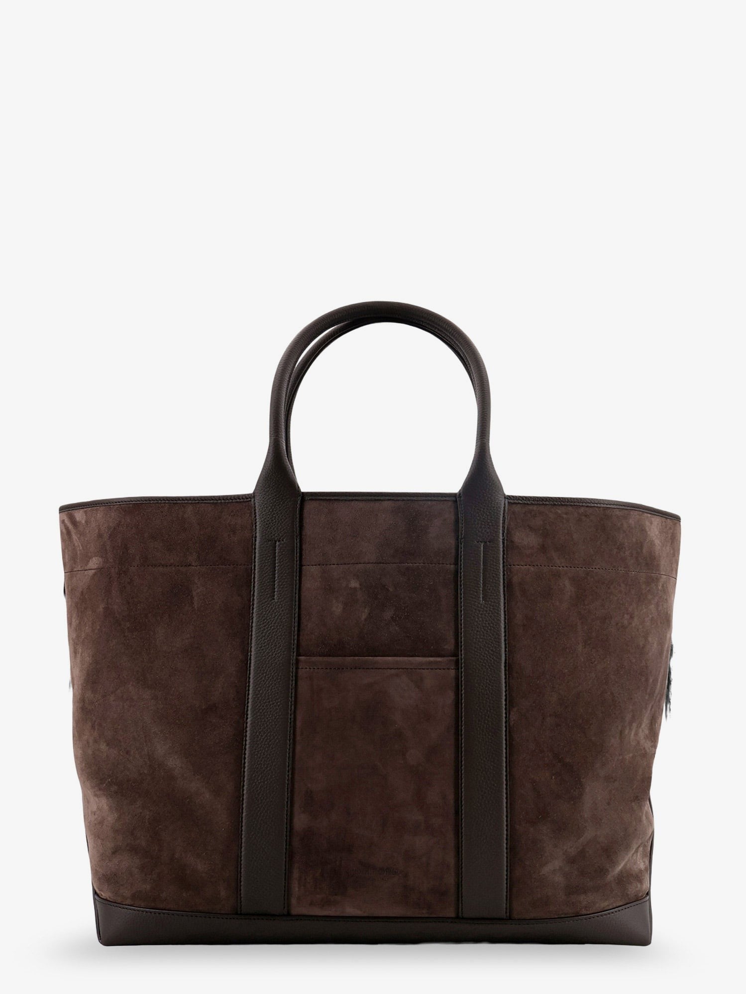 TOM FORD - Suede shopping bag with logo engraved on the bottom suede-shopping-bag-with-logo-engraved-on-the-bottom
