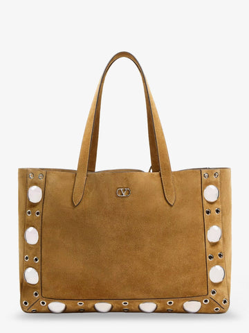 Suede shopping bag with metal logo suede-shopping-bag-with-metal-logo_b80b0911-68c1-42bf-924b-fed89777f4a7