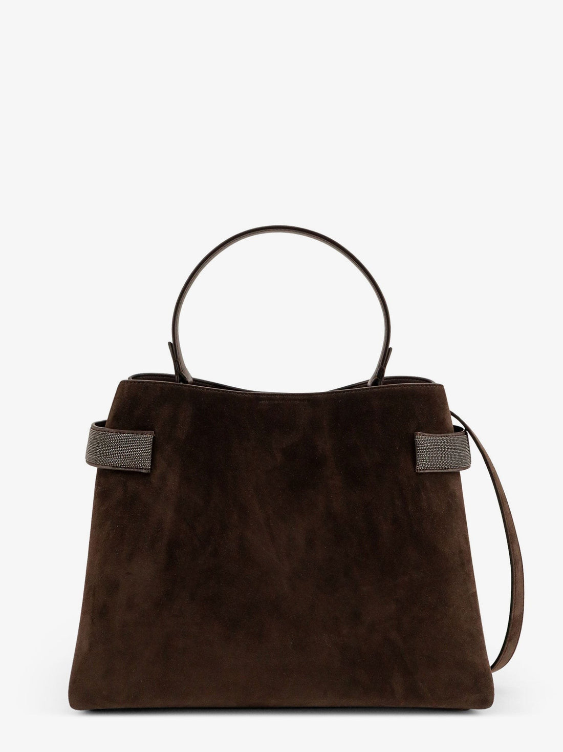 Suede shoulder bag