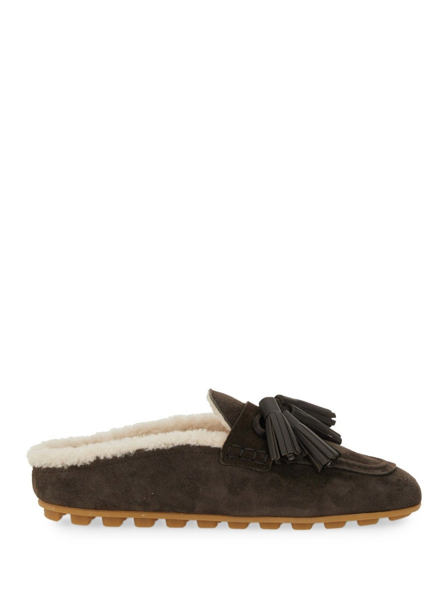 SUEDE SLIPPER LOAFER