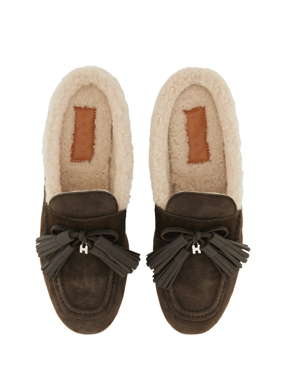 SUEDE SLIPPER LOAFER