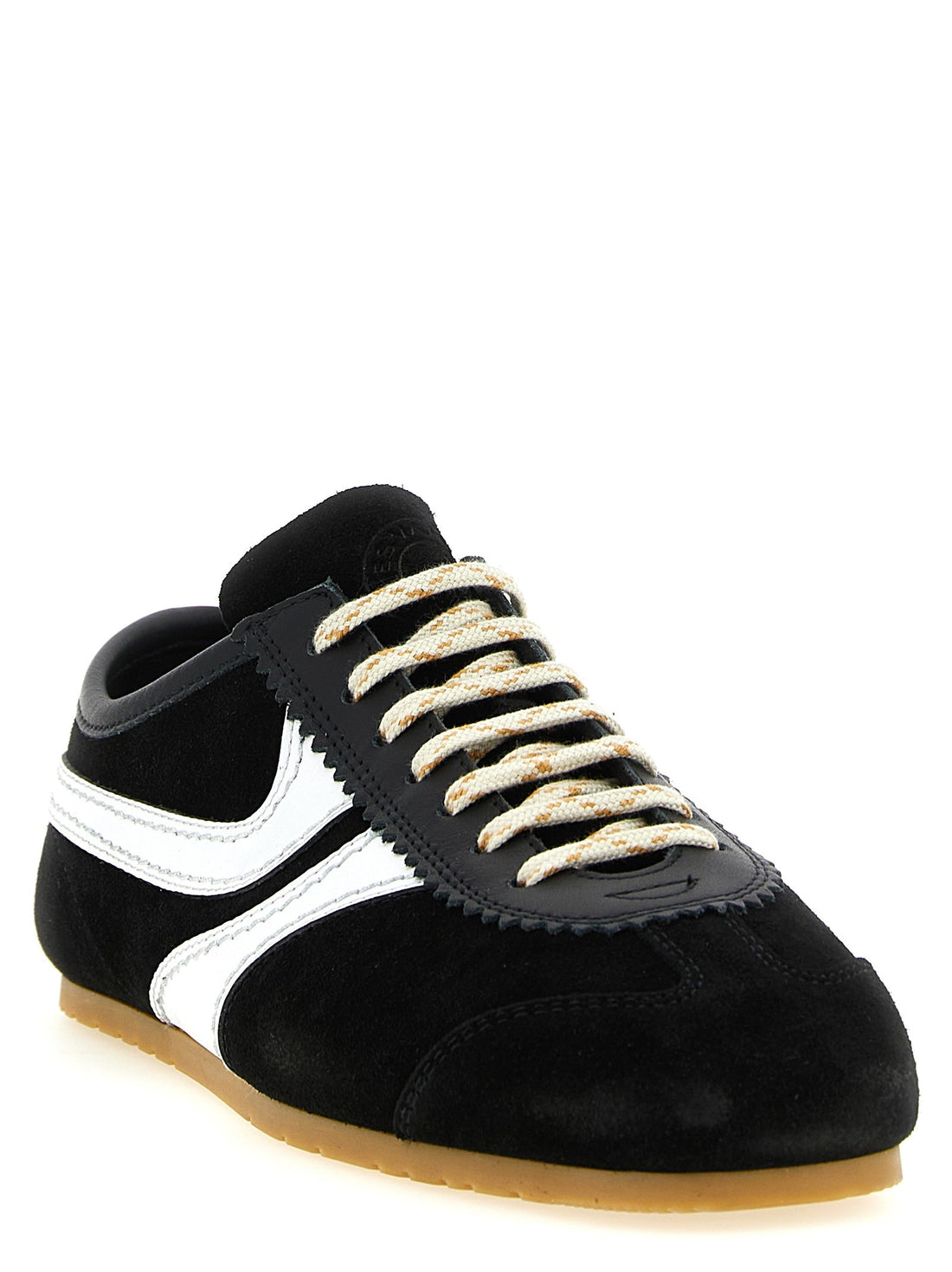 Dries Van Noten - Suede sneakers White Black