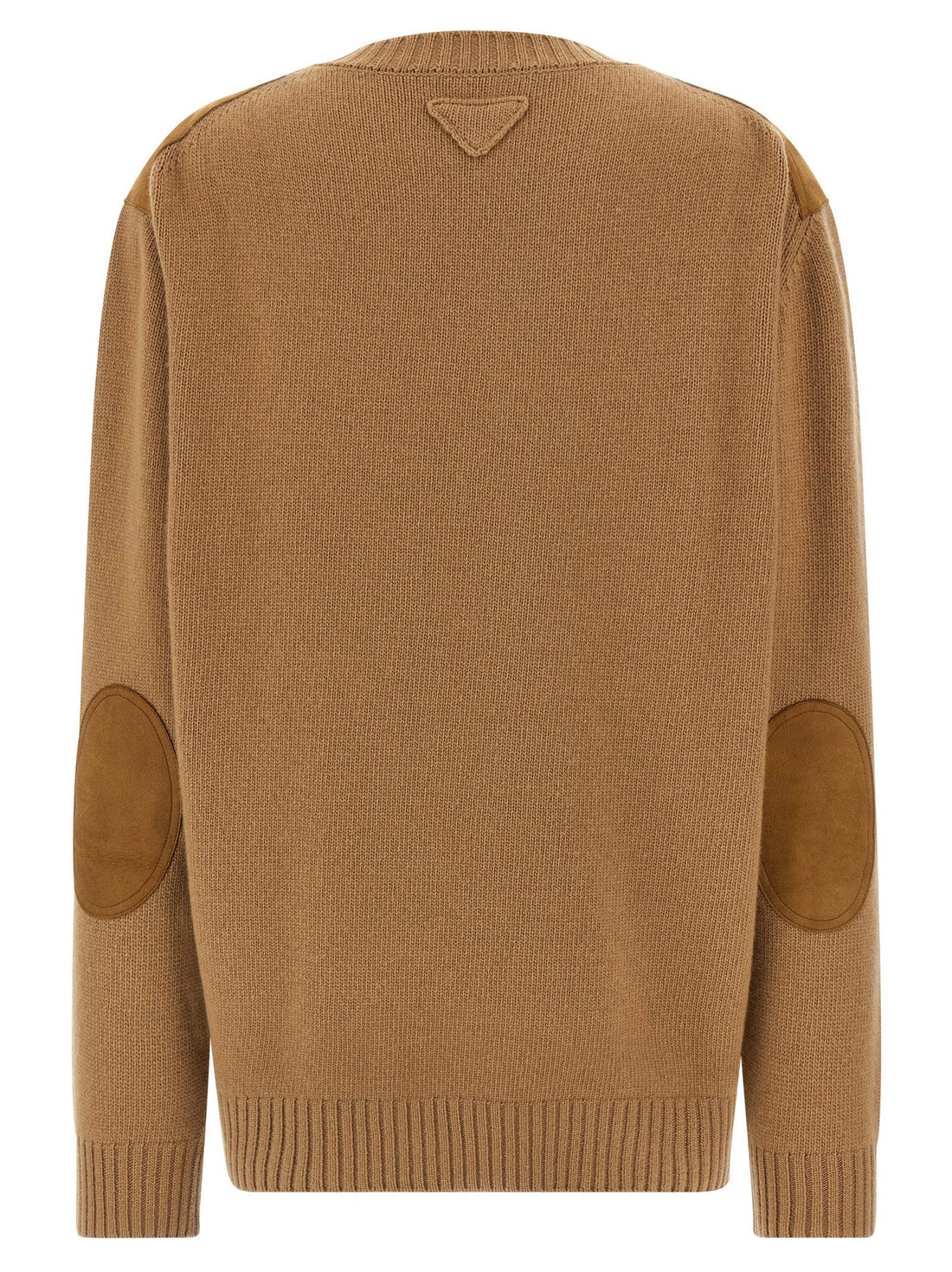 PRADA - Suede sweater Brown 38 IT