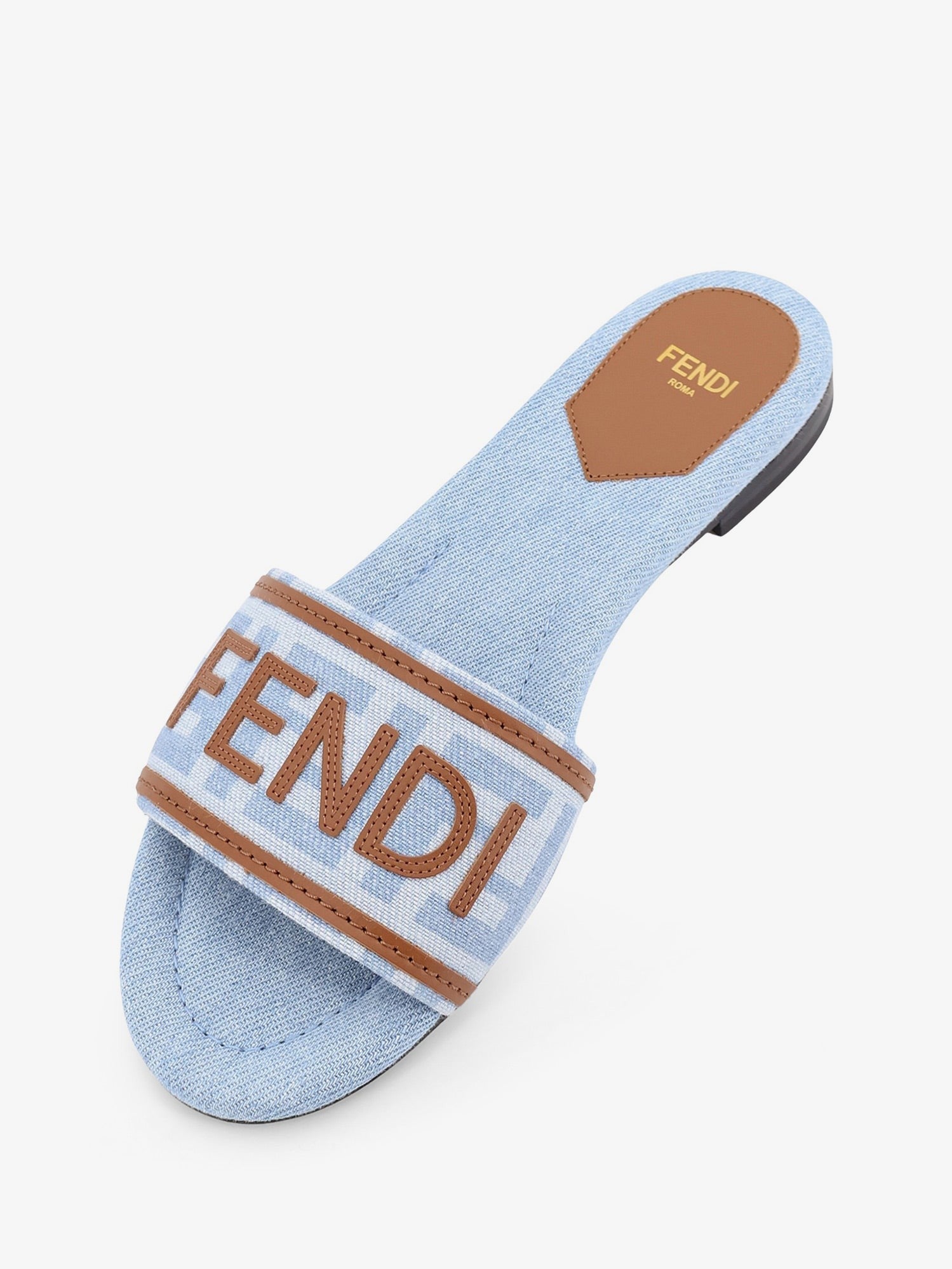 Fendi - Sunshine FF denim sandals
