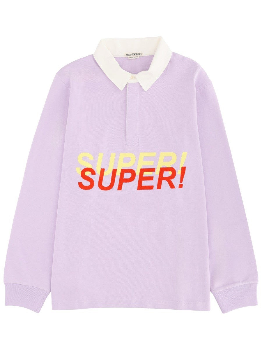 jw anderson "SUPER SUPER" POLO SHIRT