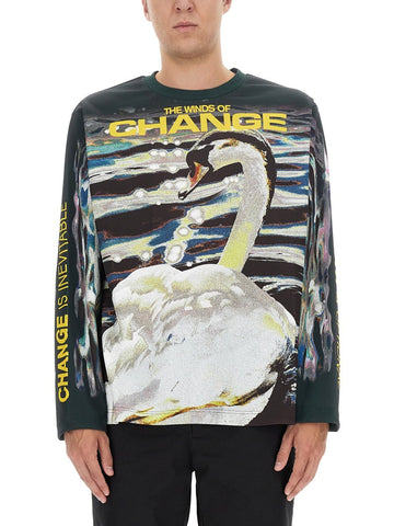 SWAN PRINT T-SHIRT
