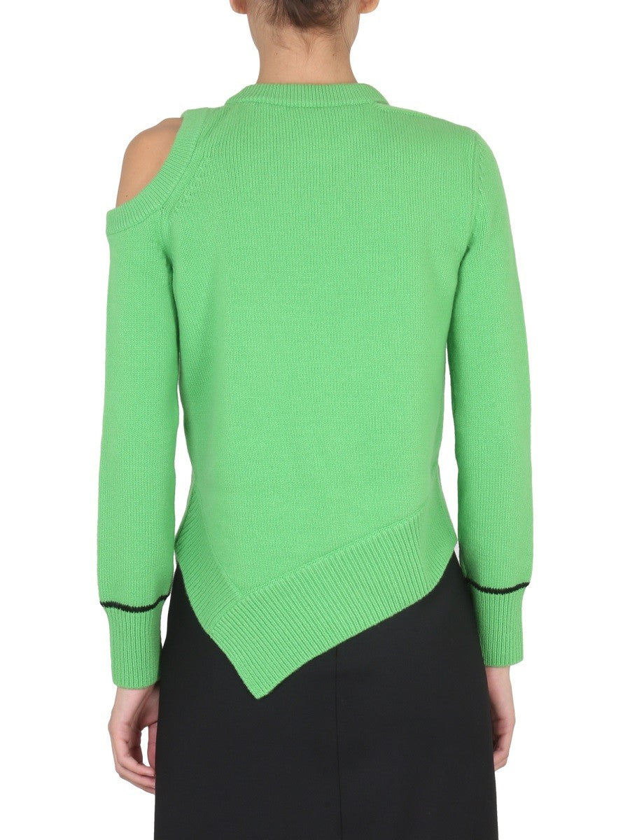 Alexander Mcqueen Alexander Mcqueen - SWEATER WITH BARE SHOULDERS