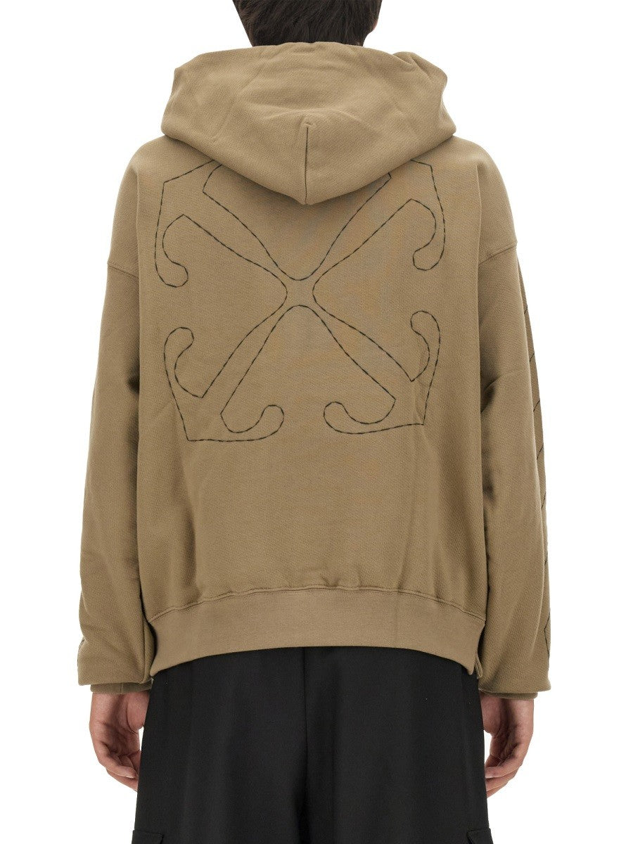 SWEATSHIRT WITH ARROW EMBROIDERY