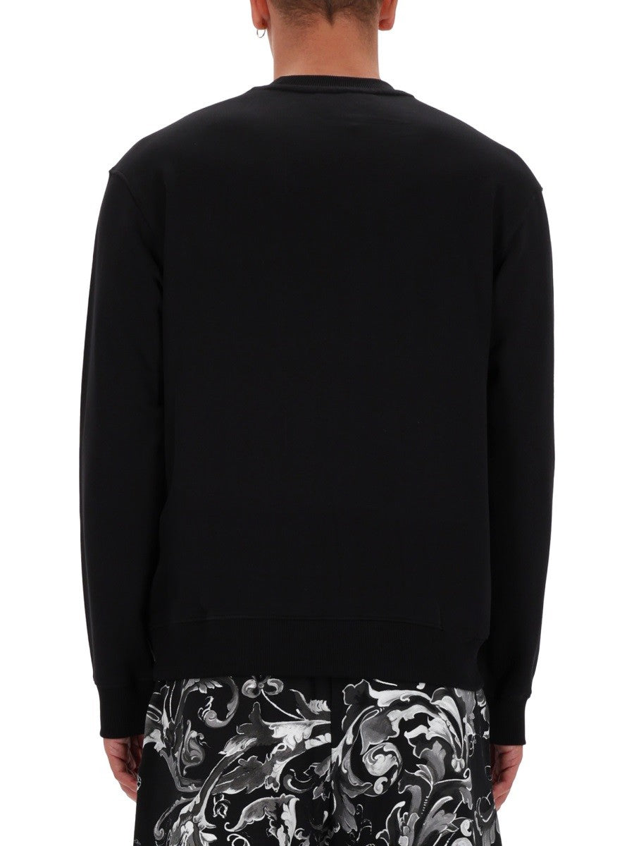 SWEATSHIRT WITH BAROQUE PRINT