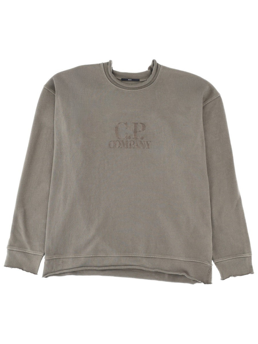SWEATSHIRT WITH EMBOSSED LOGO
