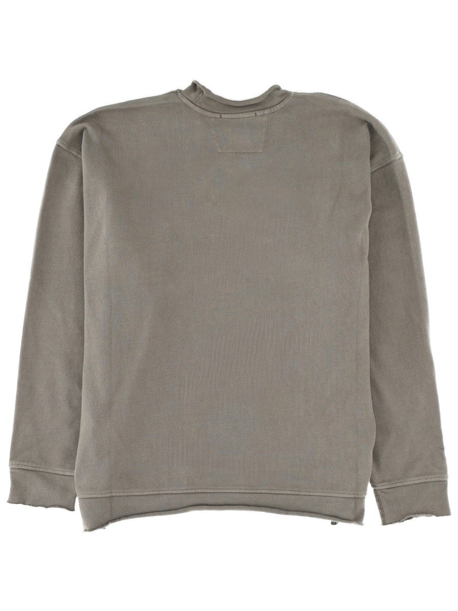 SWEATSHIRT WITH EMBOSSED LOGO