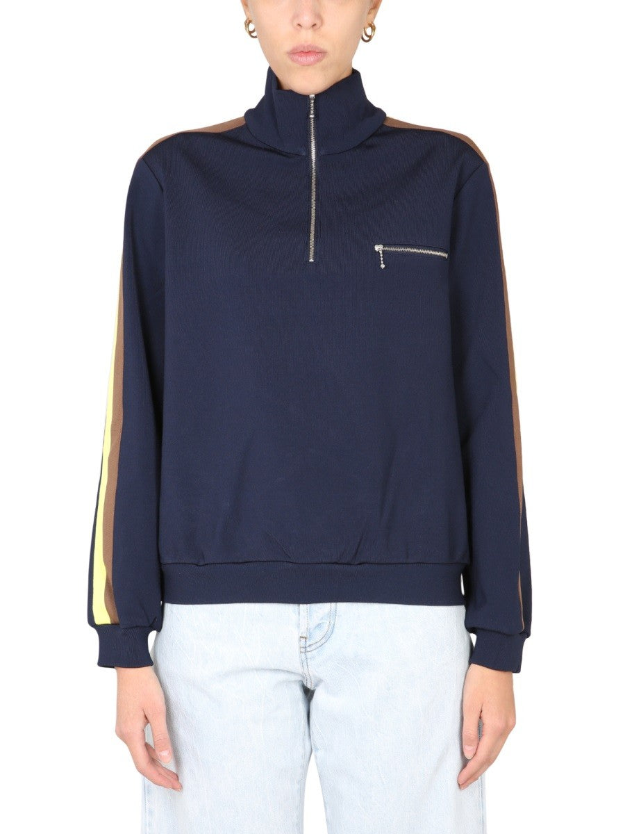 SWEATSHIRT WITH FRONT ZIPPER