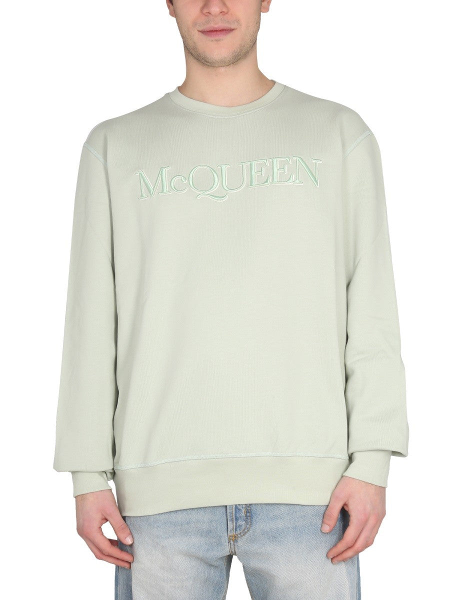 SWEATSHIRT WITH LOGO EMBROIDERY