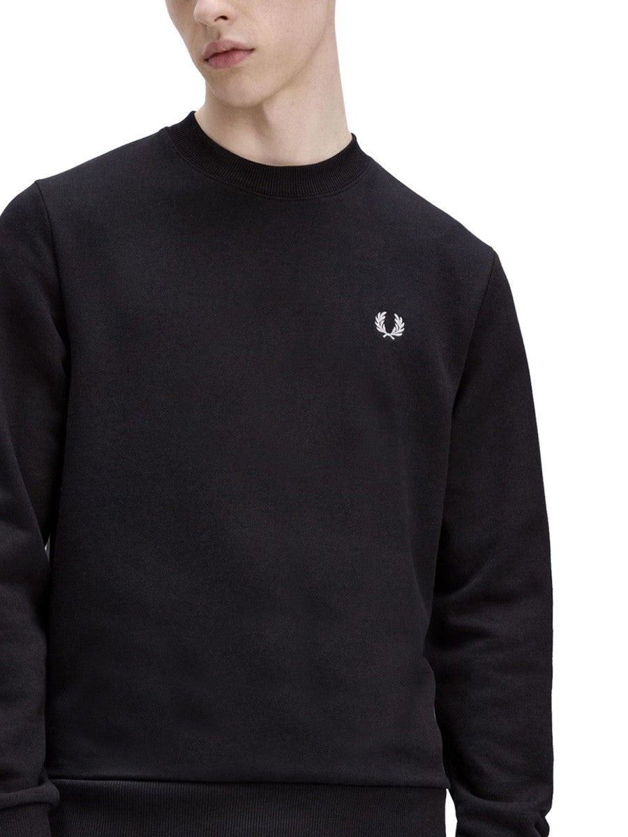SWEATSHIRT WITH LOGO EMBROIDERY