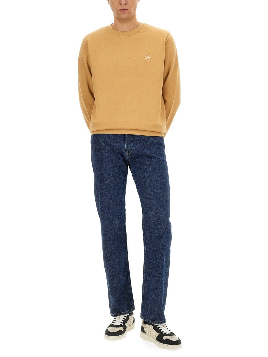 SWEATSHIRT WITH LOGO PATCH