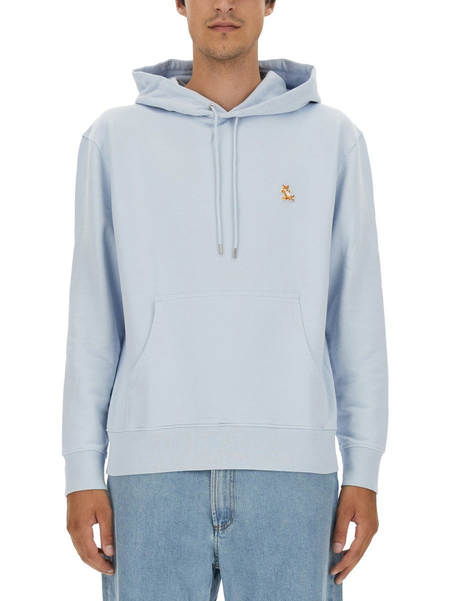 SWEATSHIRT WITH LOGO PATCH