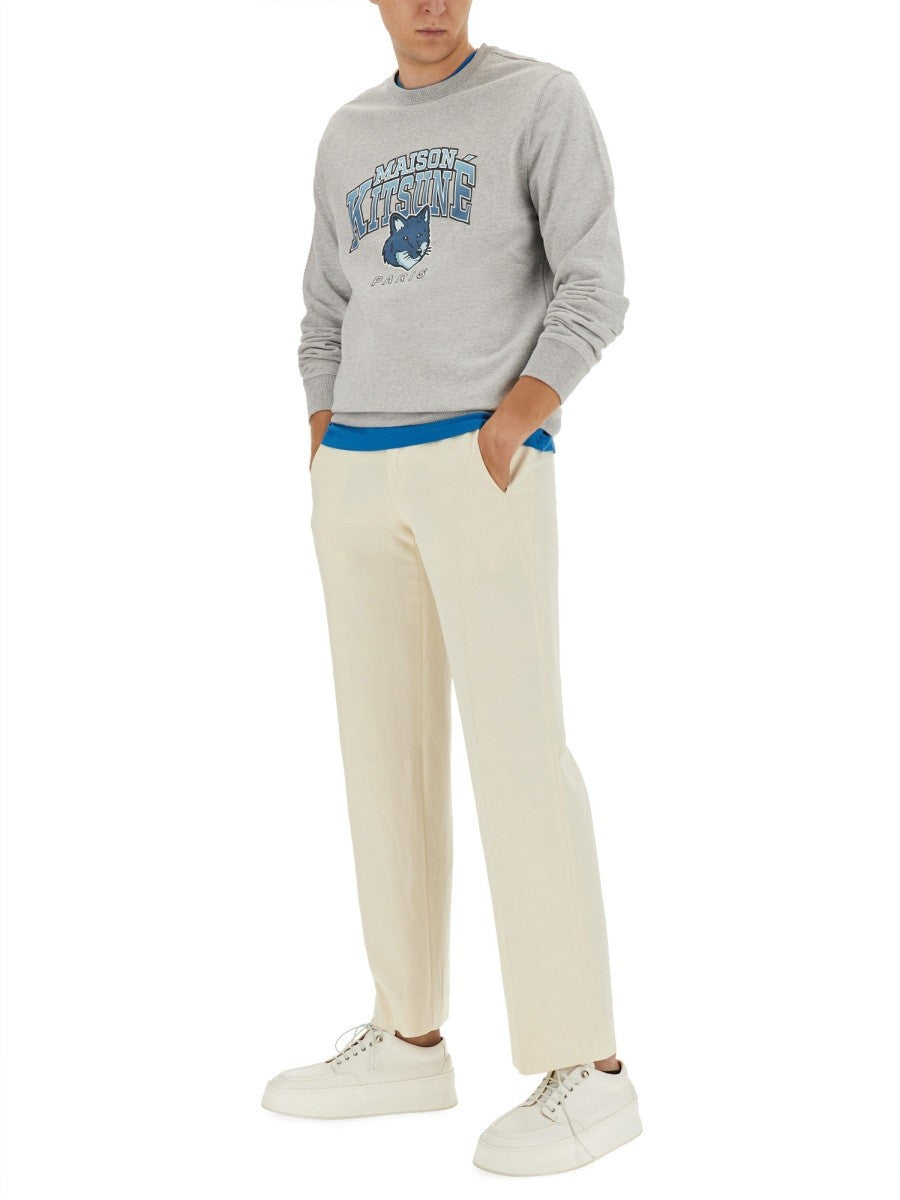 SWEATSHIRT WITH LOGO PRINT