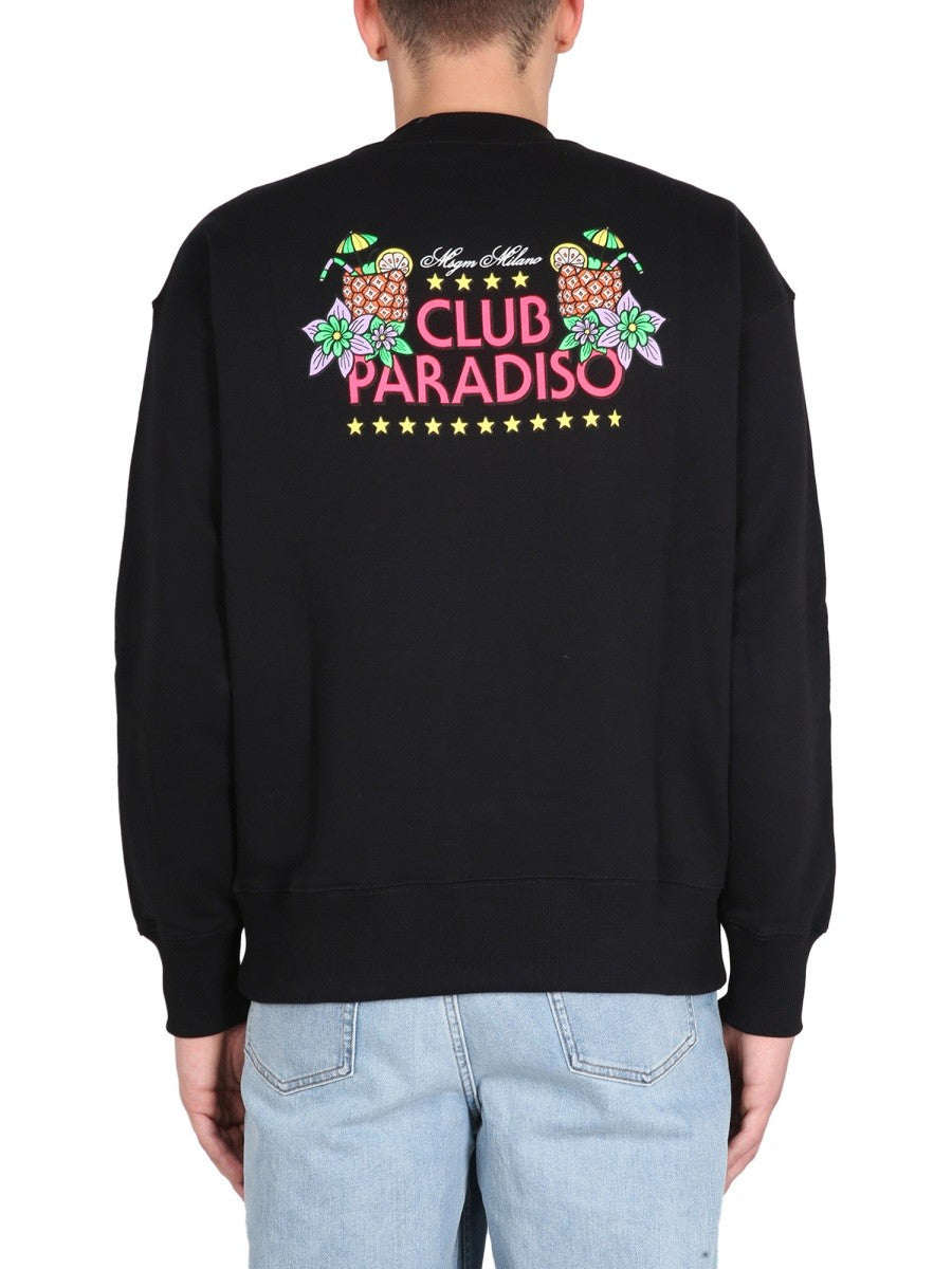 SWEATSHIRT WITH LOGO PRINT